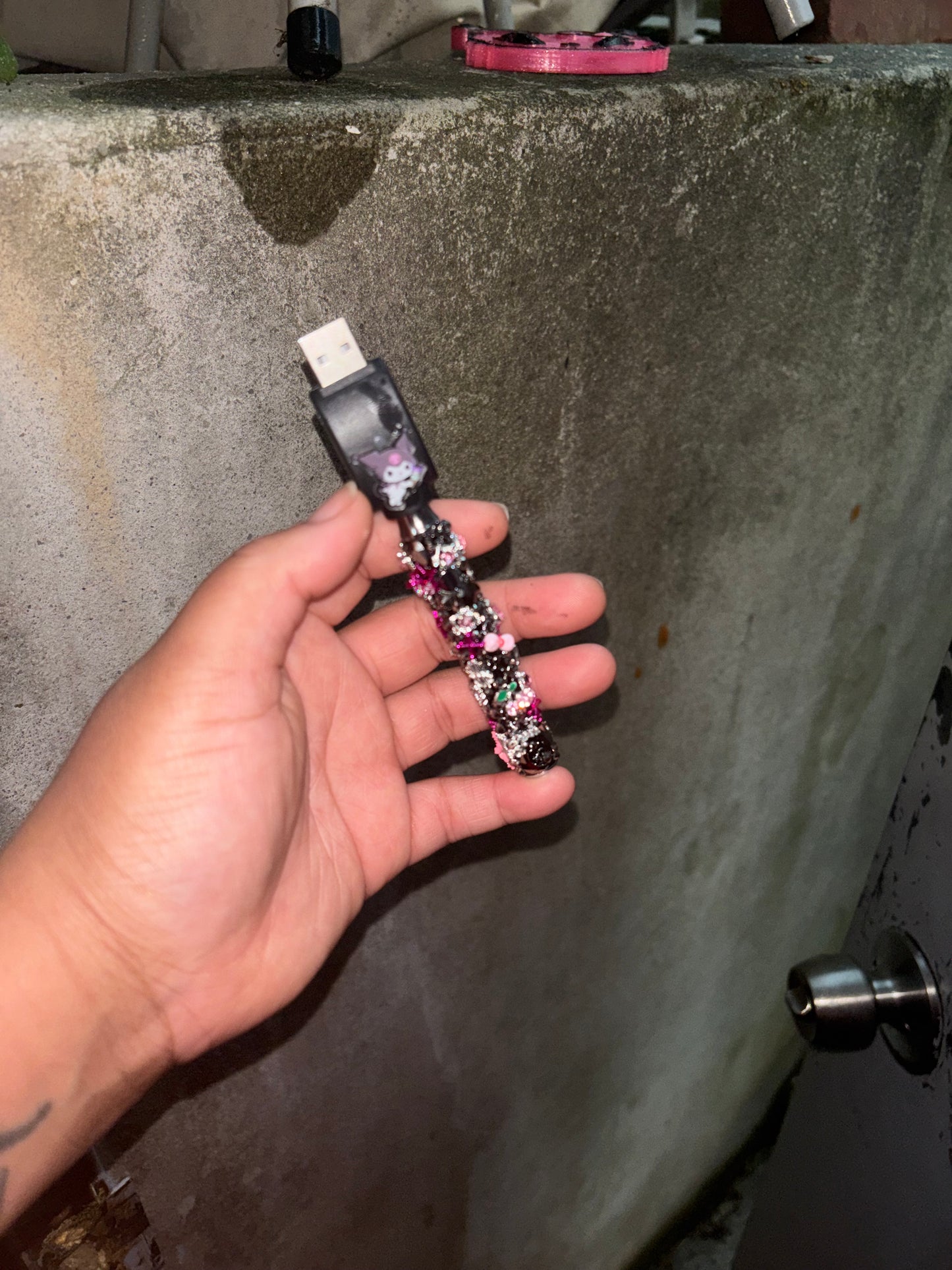 Bedazzled Battery With Charger
