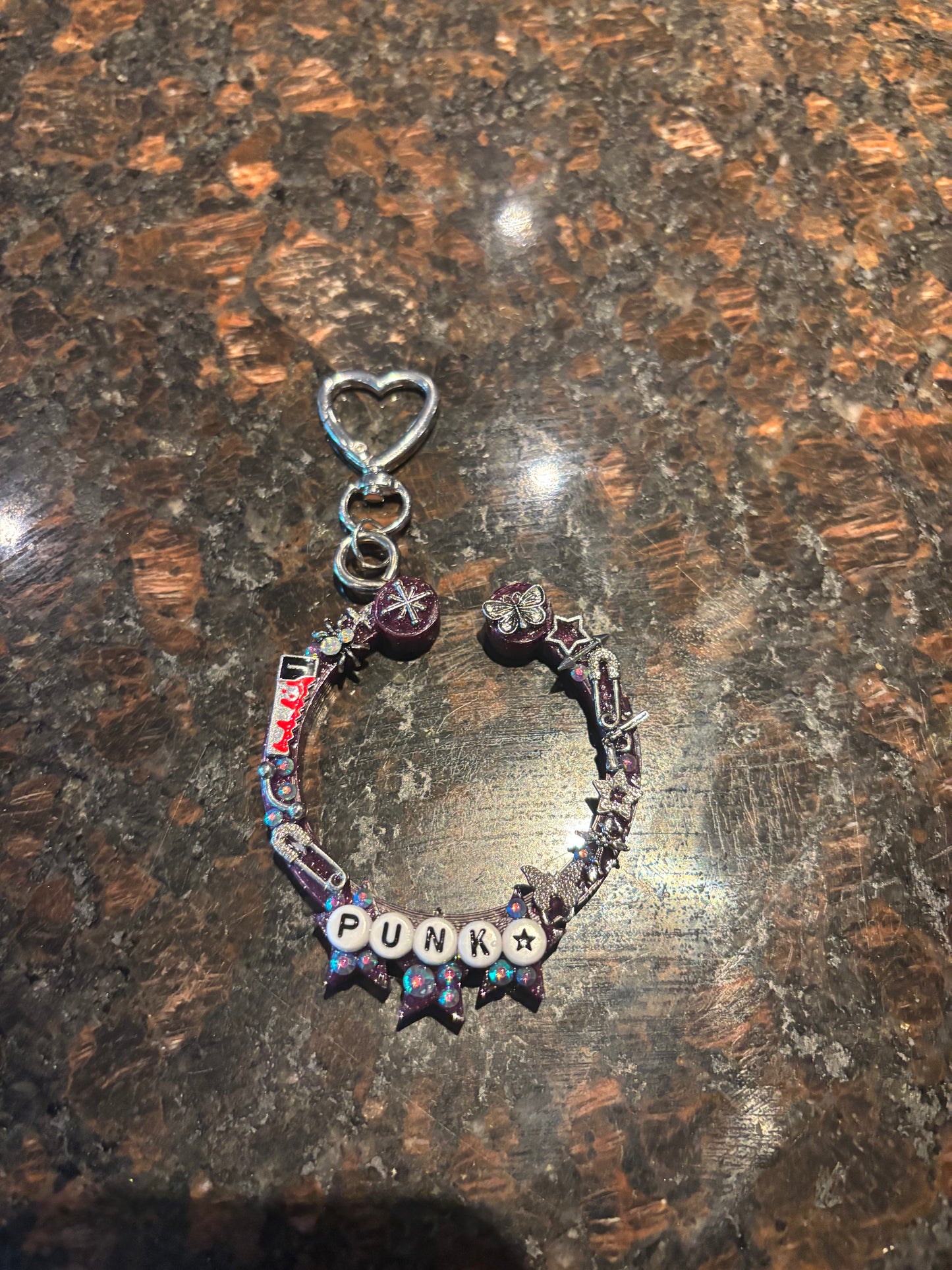 JUNKED Septum Star Keychain/Bagcharm