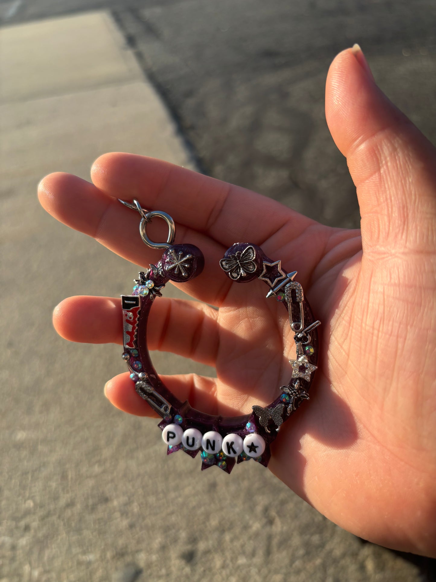 JUNKED Septum Star Keychain/Bagcharm